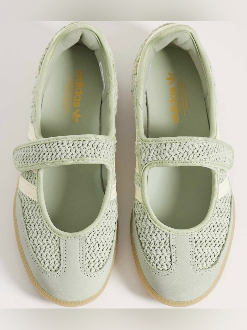 adidas Originals Samba mary janes in sage green, Size WOMENS 6 - MENS 5